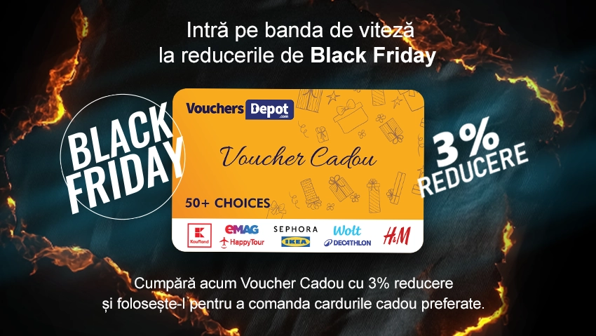 Multibrand Gift Voucher with 3% Off for Black Friday