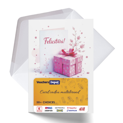 Card Cadou - VouchersDepotPhisycal - Romania