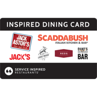 Card Cadou - Service Inspired Restaurants - Canada